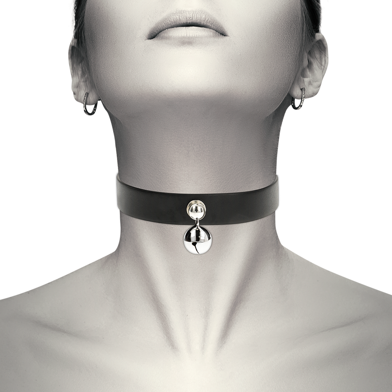 COQUETTE CHIC DESIRE - VEGAN LEATHER NECKLACE WOMAN RATTLE ACCESSORY - Image 2