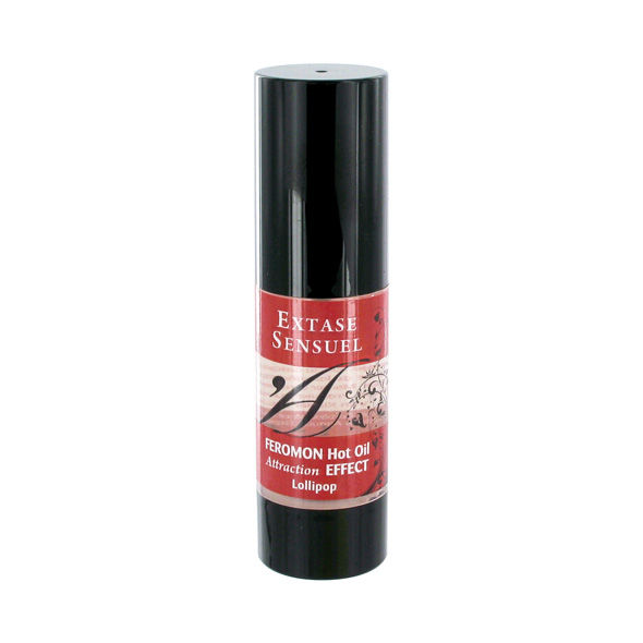 EXTASE SENSUAL - ÓLEO DE MASSAGEM EFEITO DE AQUECIMENTO COM FEROMONAS DE PIRULITO 30 ML - Image 2
