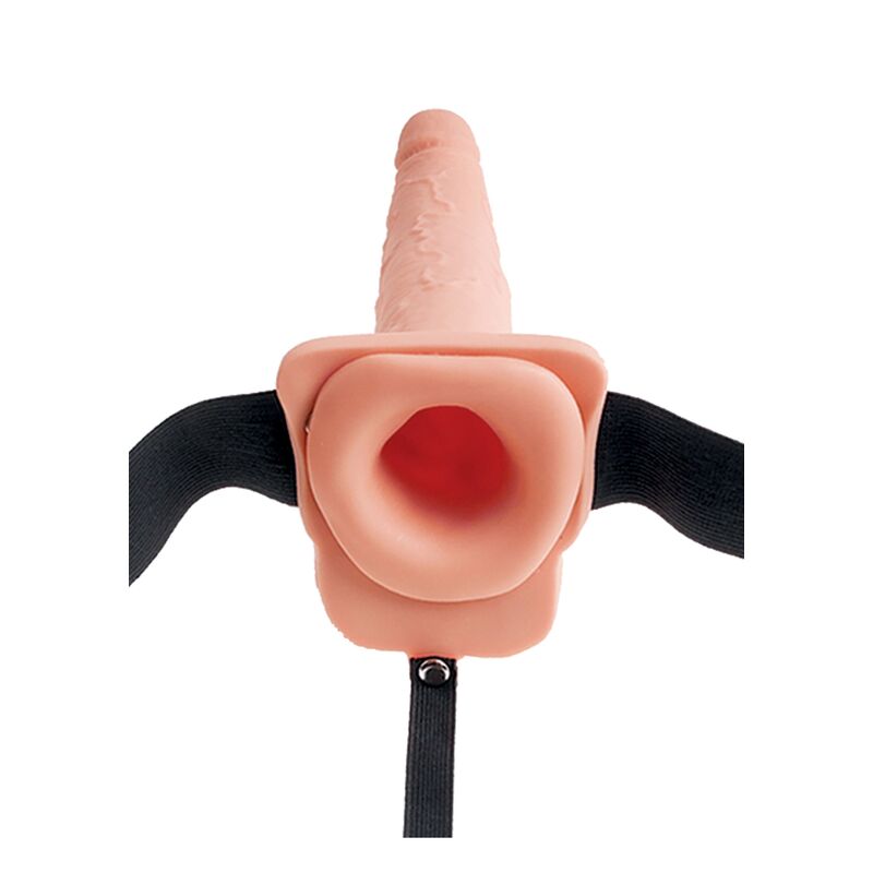 FETISH FANTASY SERIES - ARNÊS AJUSTVEL PÉNIS REALÍSTICO COM BOLAS SQUIRTING 19 CM - Image 3