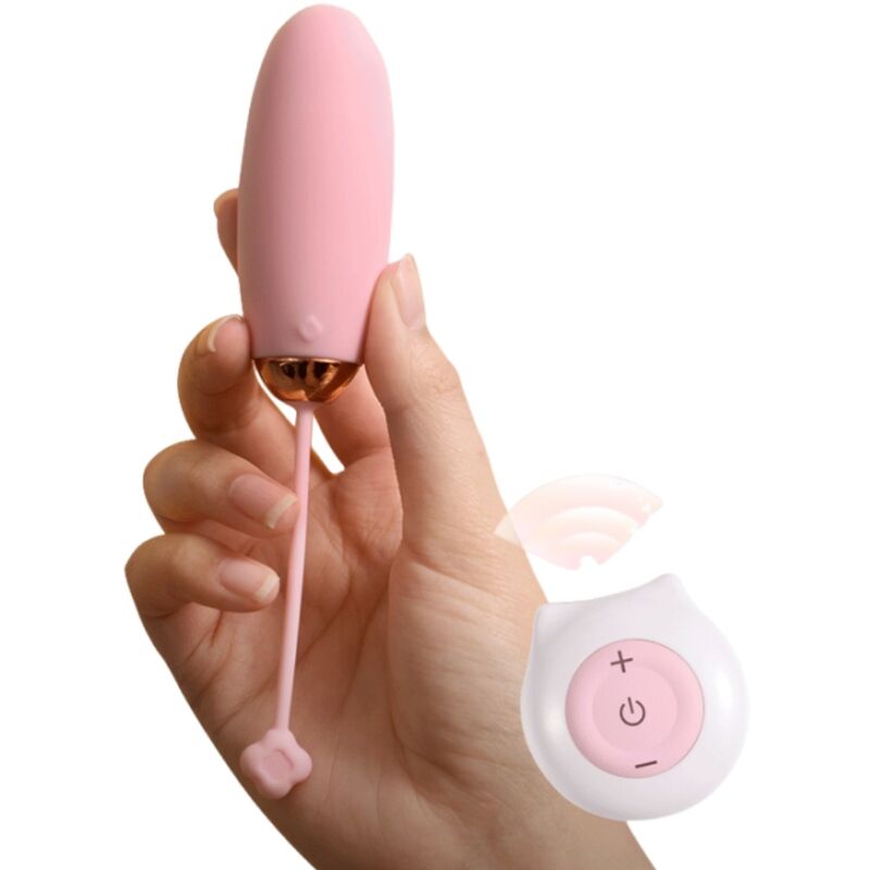 ARMONY - KITTY FUN EGG VIBRADOR CONTROLE REMOTO 10 VIBRAÇÕES ROSA - Image 4