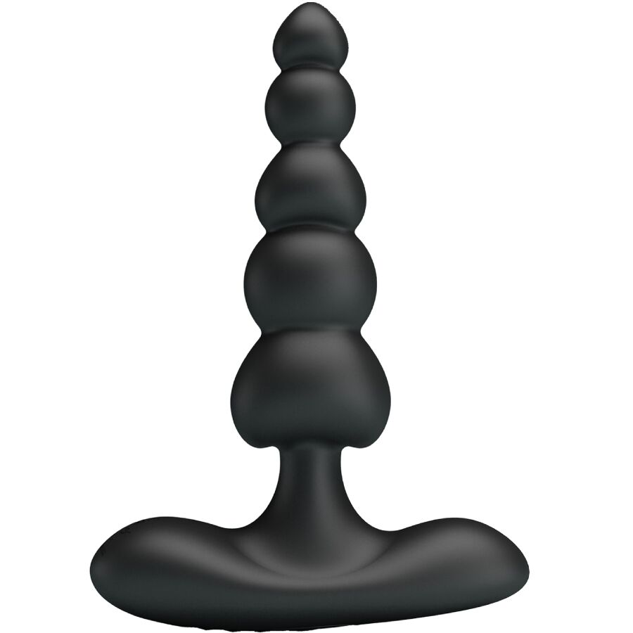 PRETTY LOVE - VIBRADOR ANAL CORBAN 10 VIBRAÇÕES PRETO