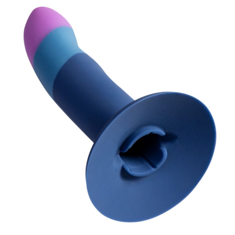 ROMP - PICCOLO DILDO DE SILICONE COM VENTOSA TRICOLORIDA 14 CM - Image 3