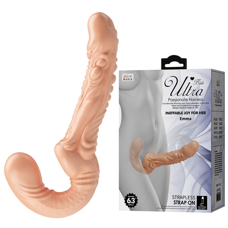 BAILE - EMMA STRAP-ON TEXTURIZADO PARA DUPLA PENETRAÇÃO - Image 2
