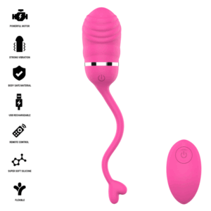 INTENSE - SOOKIE OVO VIBRATÓRIO COM CONTROLE REMOTO ROSA
