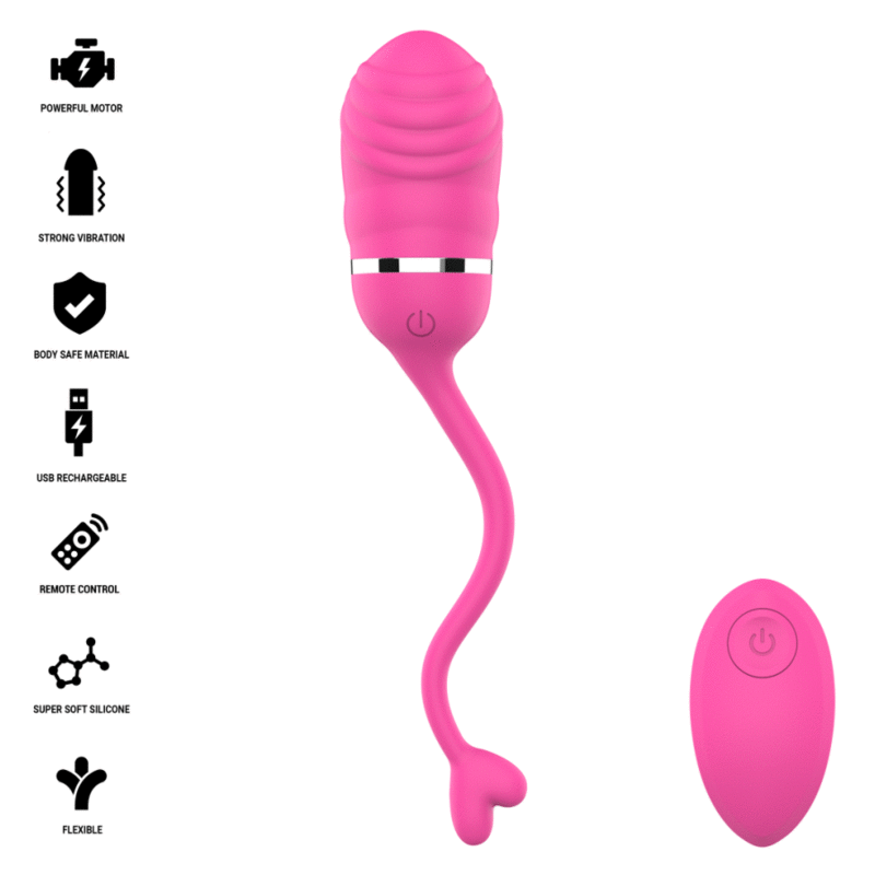 INTENSE - SOOKIE OVO VIBRATÓRIO COM CONTROLE REMOTO ROSA