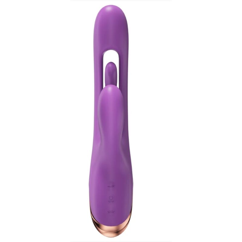 SHE.E.O - VIBRADOR RABBIT PARA PONTO G COM MOVIMENTO DIGITAL ROXO - Image 3