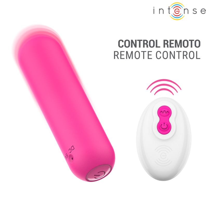 INTENSE - JUDY VIBRADOR BULLET RECARREGÁVEL COM CONTROLE REMOTO ROSA - Image 2