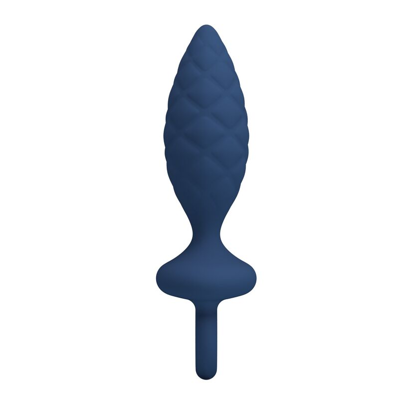 MR PLAY - PLUG ANAL TEXTURIZADO COM ANEL AZUL S - Image 6