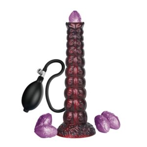 POWER MONSTERS - VOIDCLAW BRUTE BICOLOR DILDO DE SILICONE INFLÁVEL FANTASIA 29 CM Ø 5,7 CM