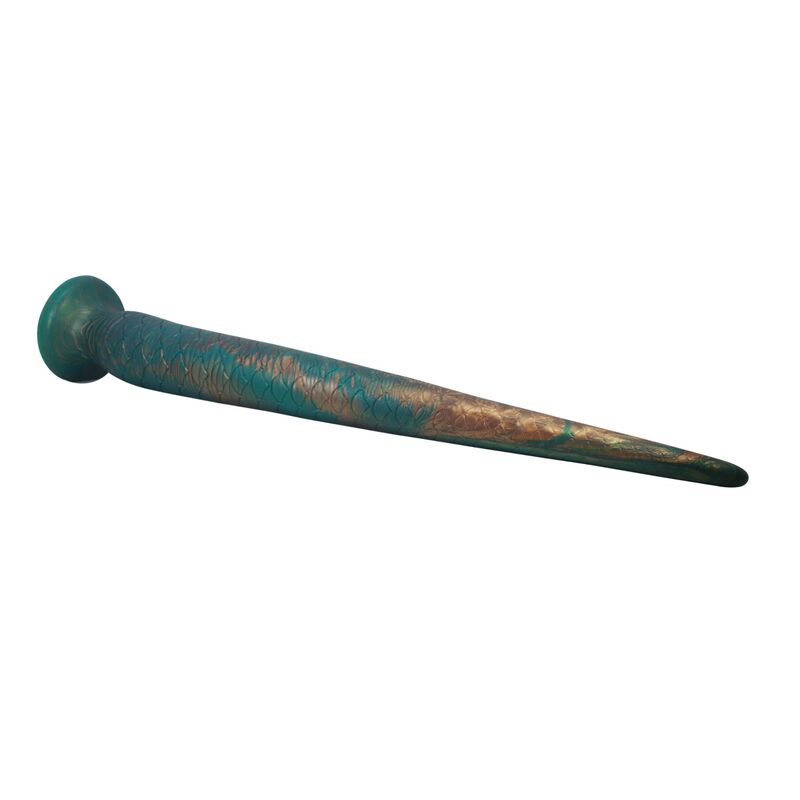 POWER MONSTERS - WILDWYRM TAIL BICOLOR FANTASY SILICONE DILDO 47 CM Ø 4 CM - Image 5
