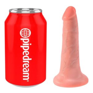 KING COCK - DILDO COM BOLAS 14 CM CARNE