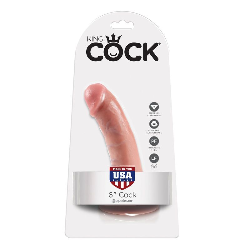 KING COCK - 6 CARNE DE DILDO 15.2 CM - Image 2