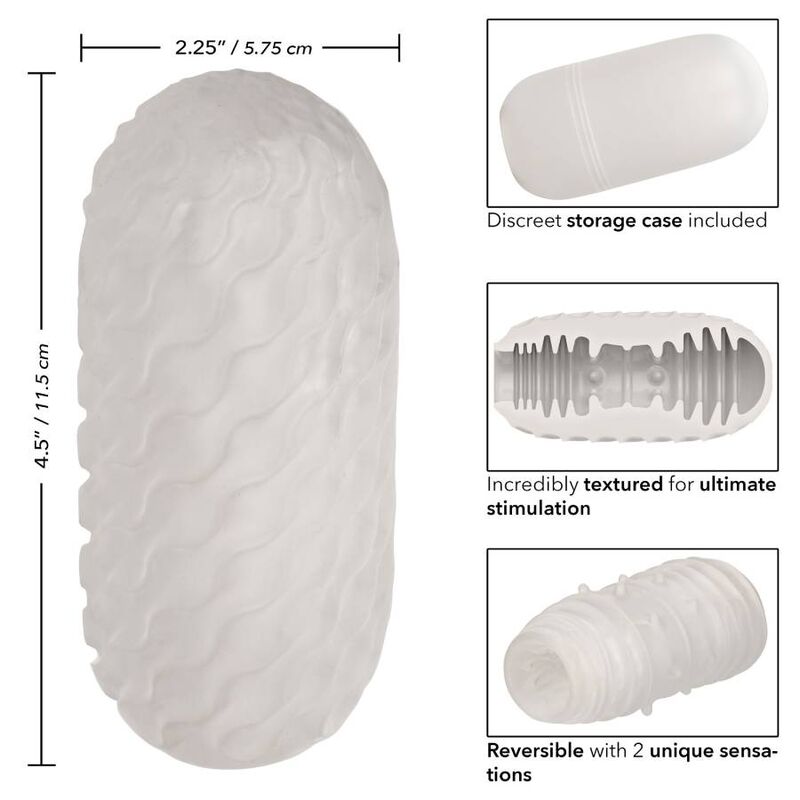 CALEXOTICS - REVERSÍVEL RIBBED STROKER - Image 2