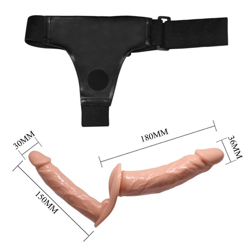 BAILE - ULTRA APAIXONADO DILDOS DUPLOS COM ARNÊS - Image 5