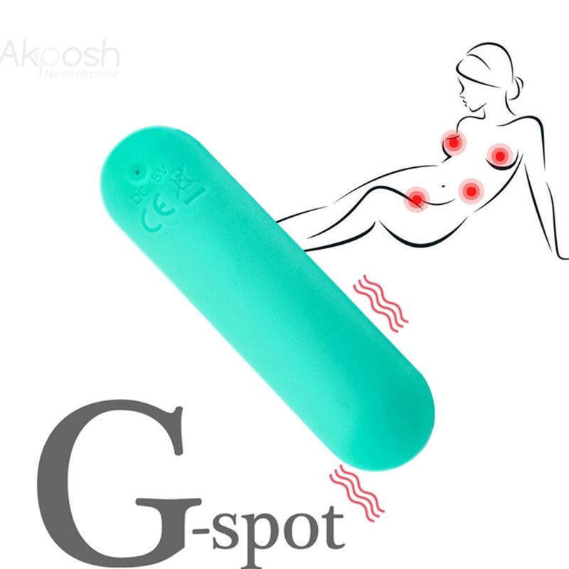 ARMONY - SPLASH JOIE VIBRADOR BULLET SILICONE CONTROLE REMOTO 10 VIBRAÇÕES 75 X 19 CM VERDE - Image 4
