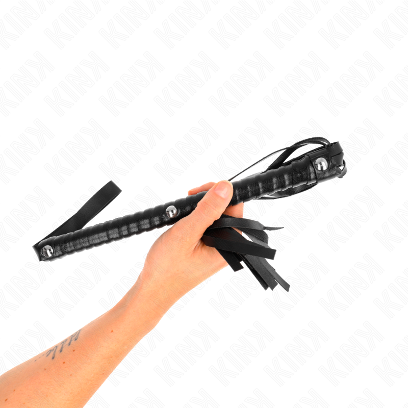 KINK - CHICOTE COM CABO TEXTURADO PRETO 48,5 CM - Image 3