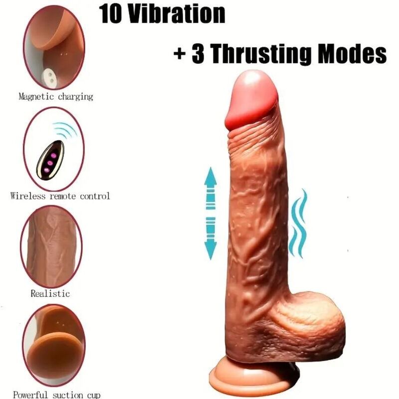 ARMONY - DILDO REALISTA VIBRATÓRIO RECARREGÁVEL - Image 5