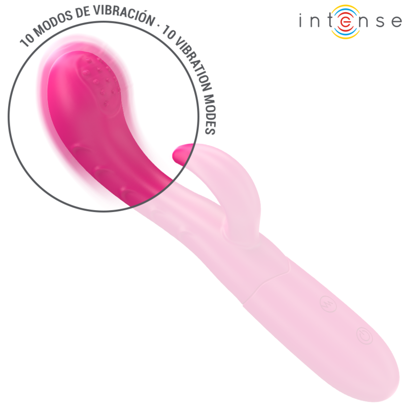 INTENSE - AMARA VIBRADOR COM LÍNGUA ESTIMULANTE 10 VIBRAÇÕES ROSA - Image 4