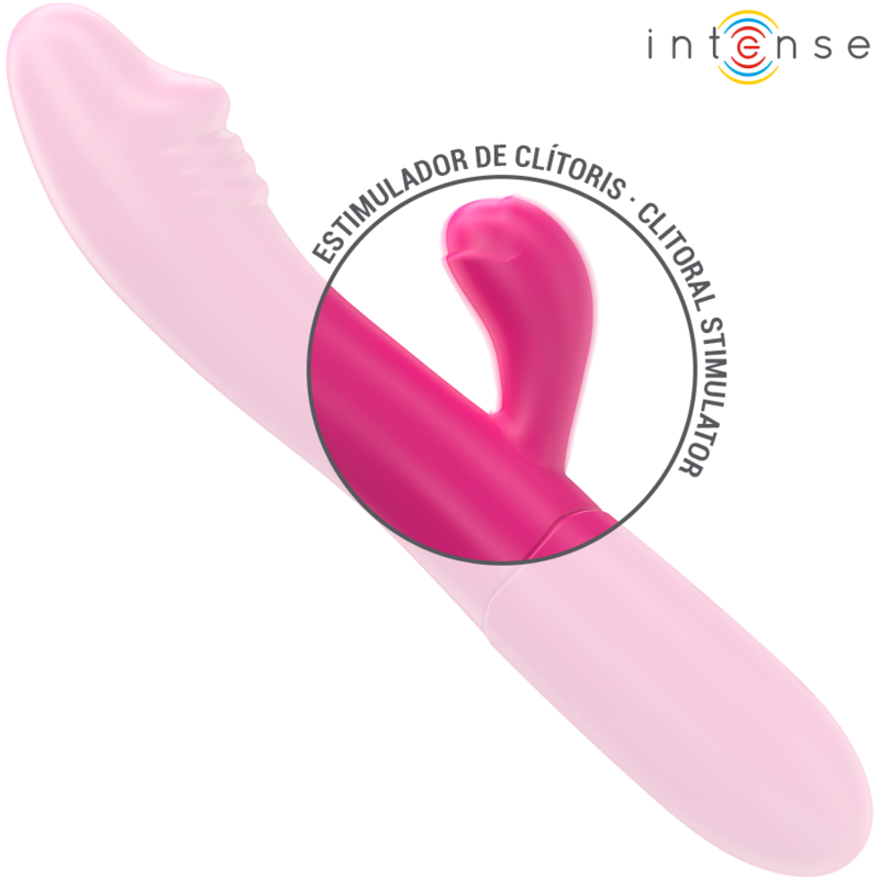 INTENSE - IVY VIBRADOR FLEXÍVEL 10 VIBRAÇÕES COM LÍNGUA ESTIMULANTE ROSA - Image 5