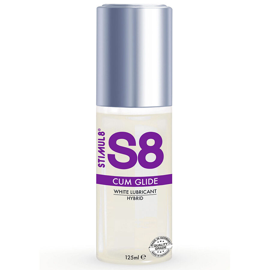 STIMUL8 - LUBRIFICANTE HÍBRIDO S8 CUM GLIDE 125 ML