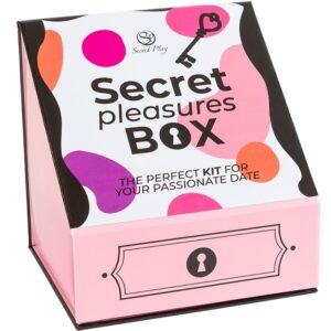 SECRET PLAY - CAIXA DE PRAZERES PARA CASAIS: DADOS + VIBRATÓRIO BALA + CANETA DE PENA