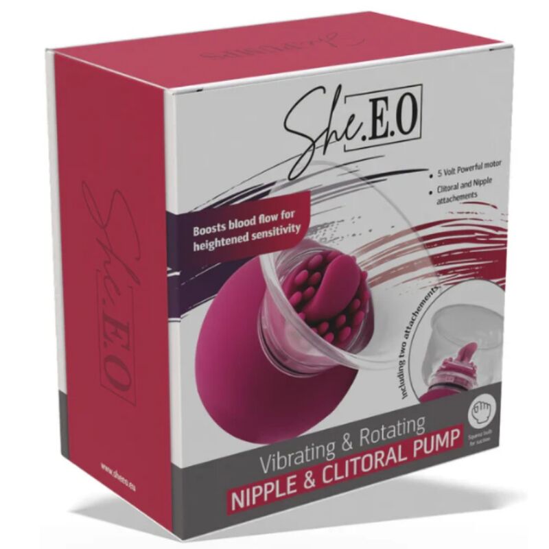 SHE.E.O - BOMBA VIBRATÓRIA E ROTATIVA PARA MAMILOS E CLITÓRIS - Image 5