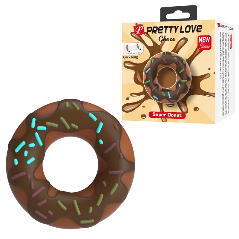 PRETTY LOVE - ANEL DE PÊNIS SUPER DONUT MARROM - Image 2