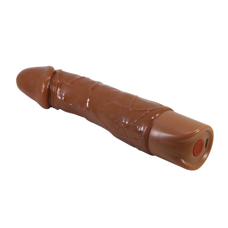 PRETTY LOVE - VIBRADOR REALISTA DONALD 19,5 CM Ø 4 CM MARROM - Image 5