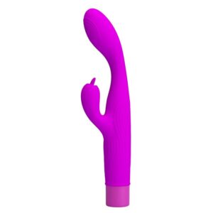 PRETTY LOVE - VIBRADOR JENE COM DUPLA ESTIMULAÇÃO DO PONTO G E DO CLITÓRIS - ROXO