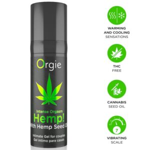 ORGIE - CÂNHAMO! ORGASMO INTENSO MÚLTIPLAS SENSAÇÕES GEL ÍNTIMO 15 ML