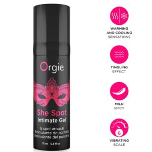 ORGIE - SHE SPOT G-SPOT GEL ÍNTIMO PARA EXCITAÇÃO 15 ML