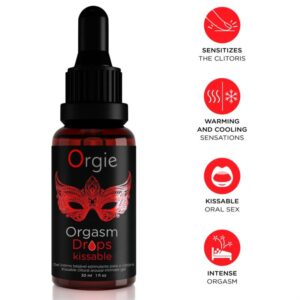 ORGIE - GOTAS DE ORGASMO PARA EXCITAÇÃO CLITÓRICA BEIJÁVEL 30 ML