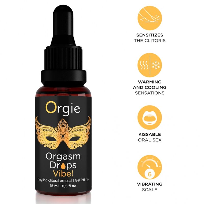 ORGIE - GOTAS VIBRATÓRIAS PARA ORGASMO! 15 ML