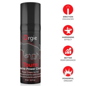 ORGIE - CREME PARA AUMENTAR A EREÇÃO TOURO 15 ML