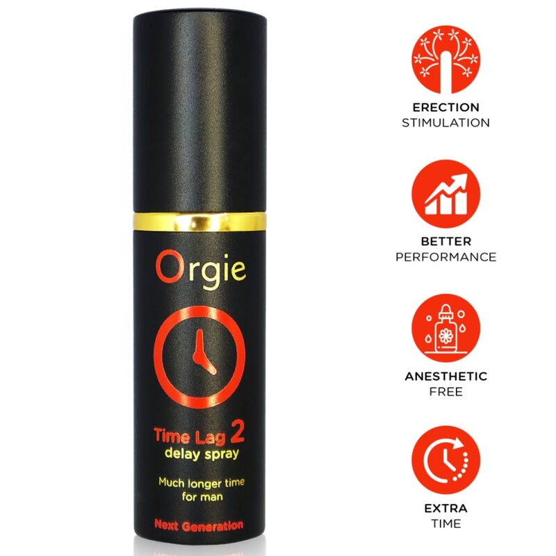 ORGIE - SPRAY RETARDA TIME LAG 2 SEM ANESTÉSICO 10 ML