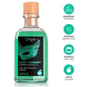 ORGIE - MASSAGEM LABIAL MAÇÃ BEIJÁVEL CONJUNTO DE MASSAGEM 100 ML