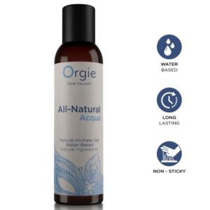 ORGIE - GEL ÍNTIMO 100% NATURAL À BASE DE ÁGUA 150 ML