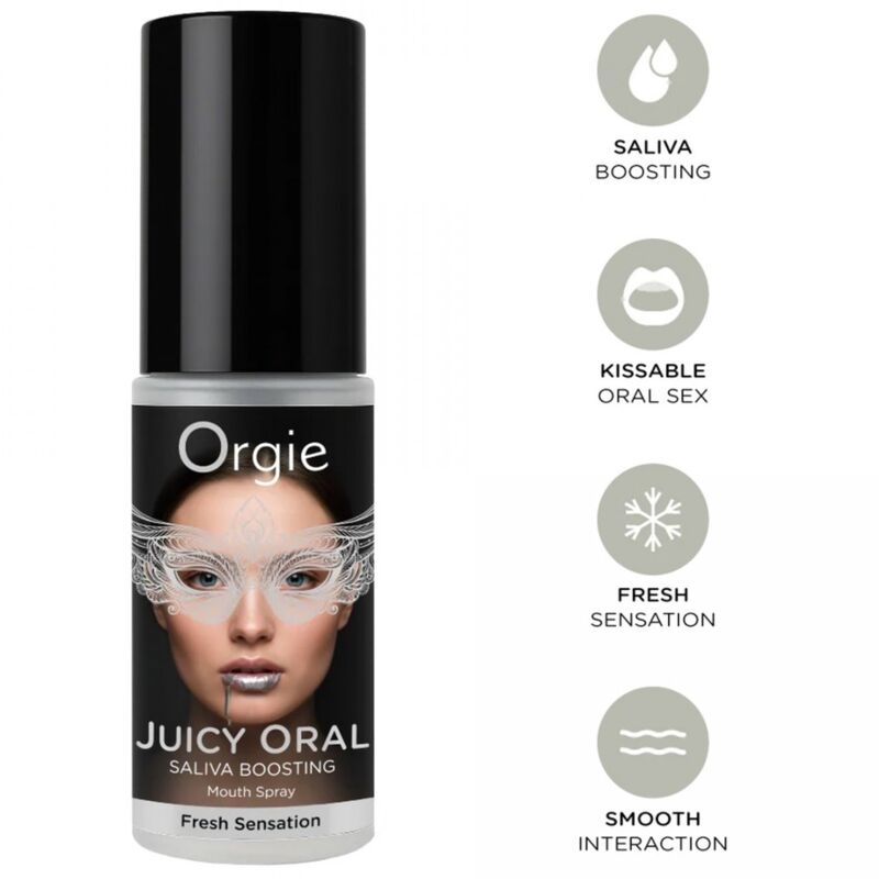 ORGIE - SPRAY BUCAL HORTELÃ PARA AUMENTAR A SALIVA 15 ML