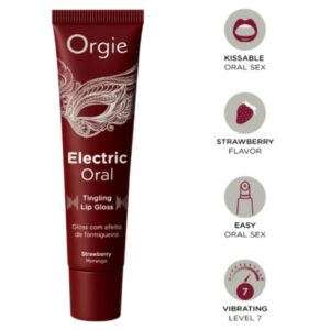 ORGIE - BRILHO LABIAL ORAL ELÉTRICO COM SENSAÇÃO DE FORMIGAMENTO 15ML