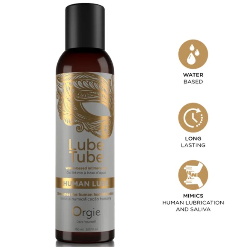 ORGIE - LUBRIFICANTE HUMAN LUBRIFICANTE GEL ÍNTIMO À BASE DE ÁGUA 150 ML