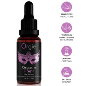ORGIE - GOTAS PARA ORGASMO E ESTIMULAÇÃO CLITORIANA 30 ML