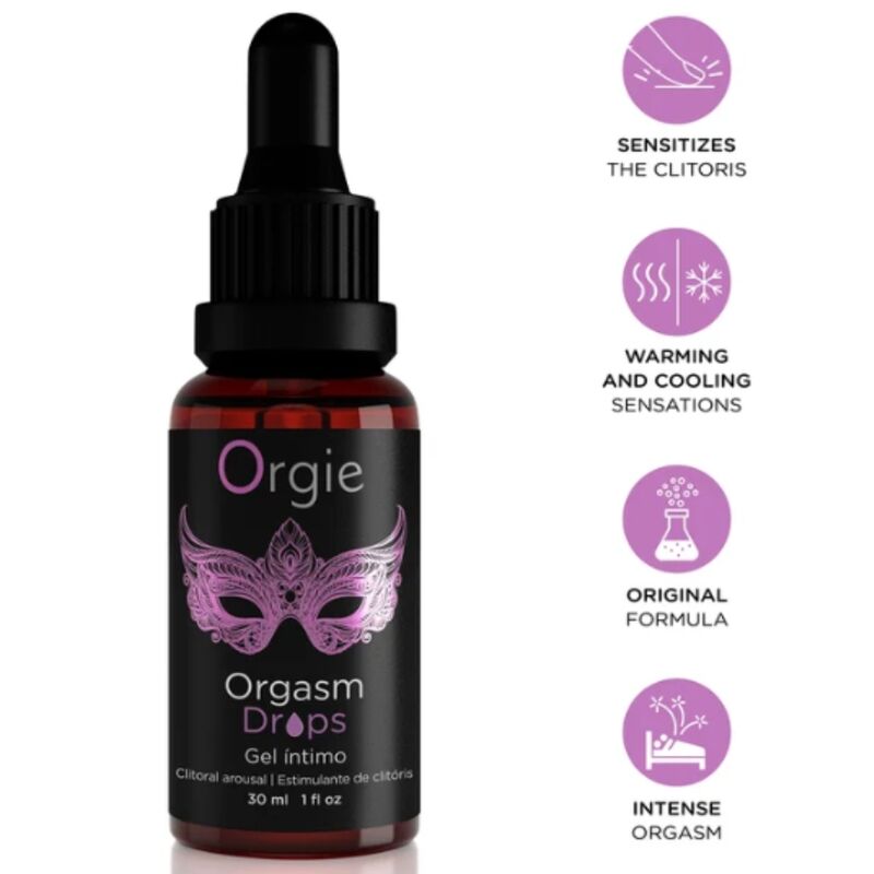 ORGIE - GOTAS PARA ORGASMO E ESTIMULAÇÃO CLITORIANA 30 ML