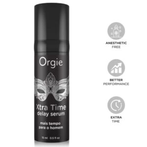 ORGIE - XTRA TIME SILICONE DELAY SERUM SEM ANESTÉSICO 15 ML