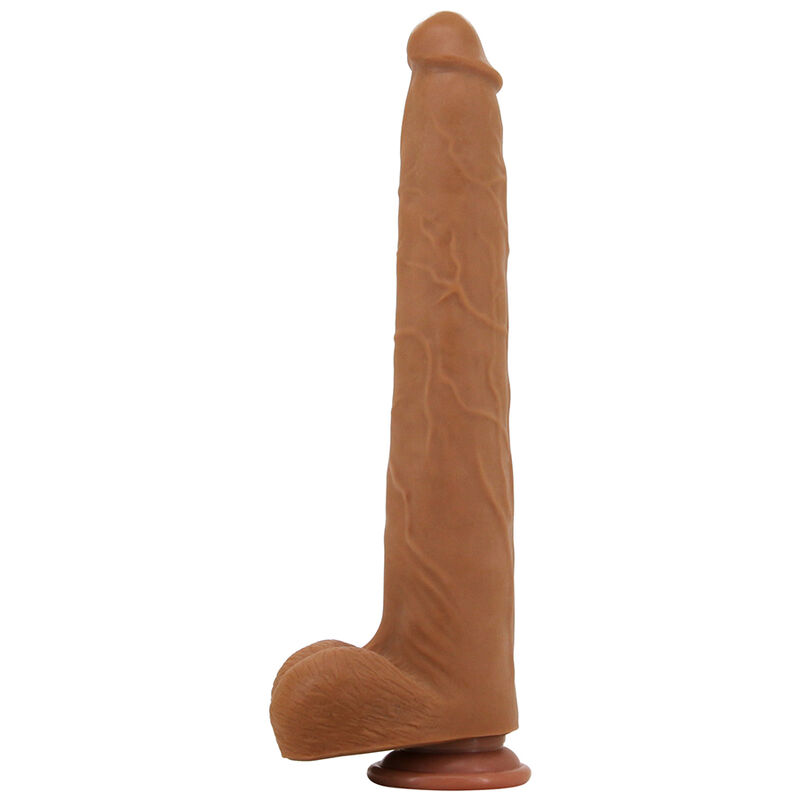 PRETTY LOVE - VIGGO DILDO DESLIZANTE COM TOQUE SUAVE E REALISTA, 36,5 CM MARROM - Image 5