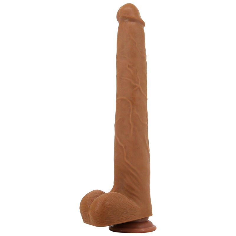 PRETTY LOVE - VIGGO DILDO DESLIZANTE COM TOQUE SUAVE E REALISTA, 36,5 CM MARROM - Image 4