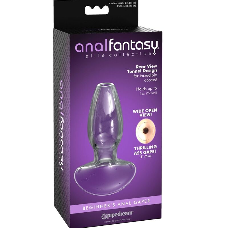 ANAL FANTASY ELITE COLLECTION -DILATOR ANAL GAPER PARA INICIANTES CRISTAL TAMANHO S - Image 2