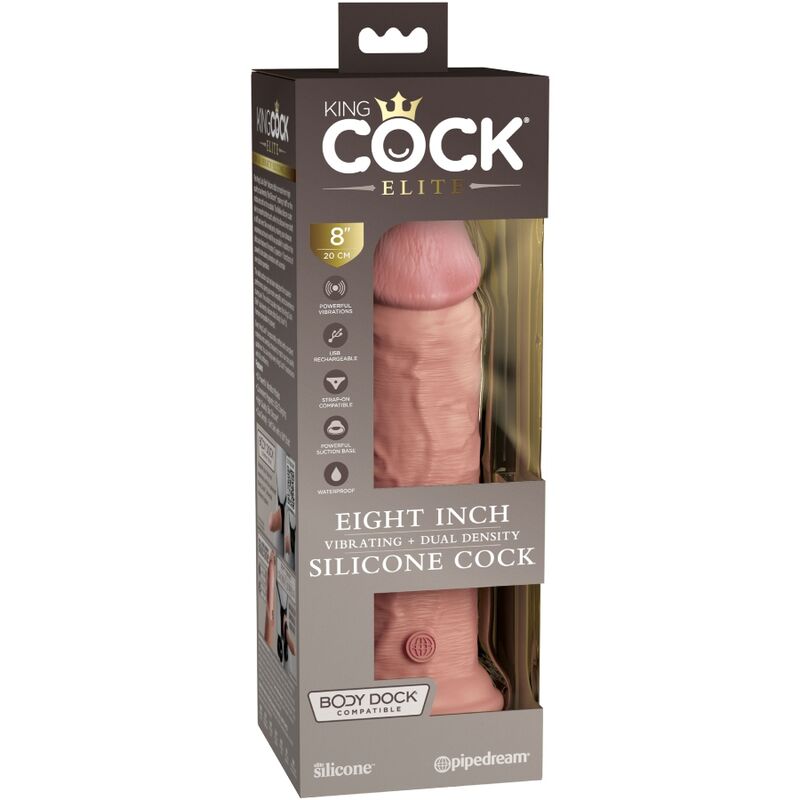 KING COCK - ELITE VIBRADOR REALÍSTICO E SILICONE 20.3 CM - Image 5