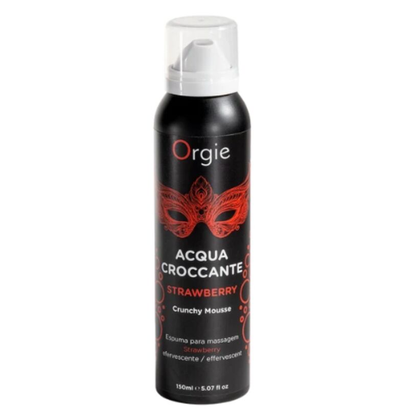 ORGIE - ACQUA CROCCANTE MOUSSE DE MASSAGEM CROCANTE DE MORANGO 150 ML - Image 2