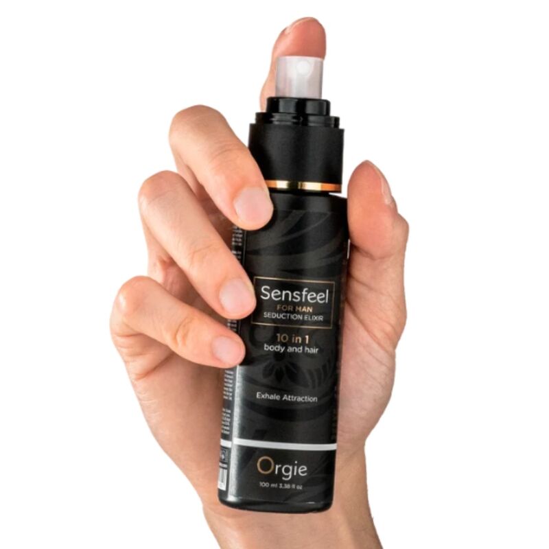 ORGIE - SENSFEEL PARA HOMENS ELIXIR DE SEDUÇÃO 10 EM 1 PARA CORPO E CABELO 100 ML - Image 2