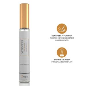 ORGIE - SENSFEEL PARA MULHERES, BOOSTER DE FEROMÔNIOS, EAU DE TOILETTE, TAMANHO VIAGEM 10 ML